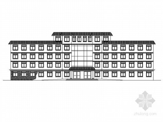 五层门诊楼建筑方案图资料下载-某五层医院门诊楼建筑施工图