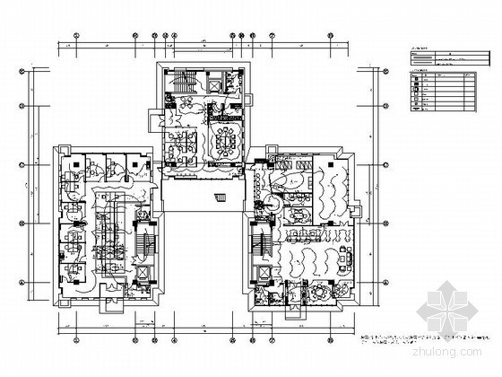 办公楼空调平面图包括资料下载-某上市公司办公楼装饰平面图