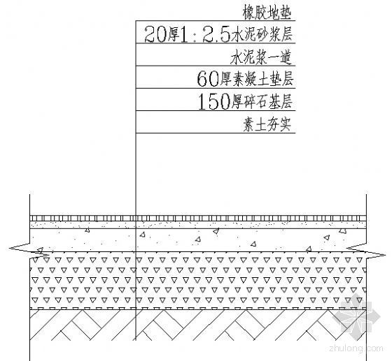 景观铺地做法资料下载-橡胶地垫铺地做法