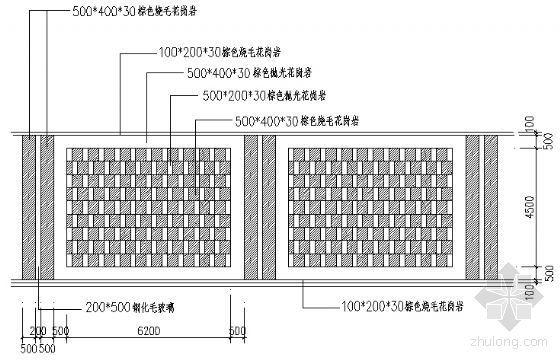 中式铺装样式施工图资料下载-铺装样式平面图