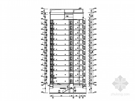 [济源]某十一层商住楼建筑施工图- 