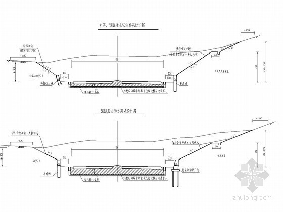高速公路路基膨胀土设计图-膨胀土切方路基设计图 