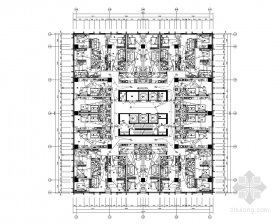 五层公寓全套施工图纸资料下载-[黑龙江]知名广场公寓楼强弱电全套施工图纸（一类高层、甲级设计院）