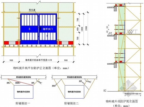 建筑工程施工起重机械安全防护措施（图）- 