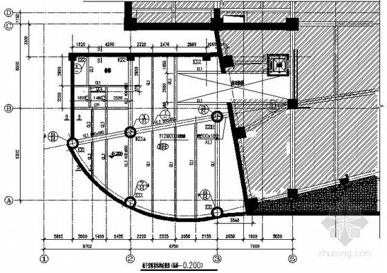 五层结构设计资料下载-[沈阳]广场五层钢框架-中心支撑结构设计图