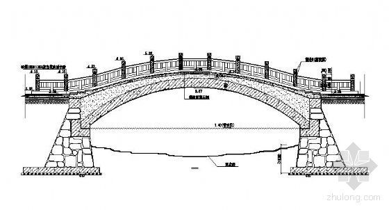 石拱桥建筑施工图资料下载-石拱桥施工图
