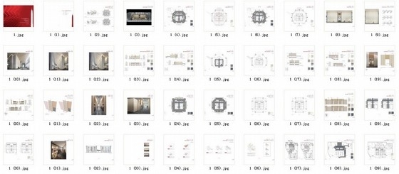 [广东]超高层金融中心办公楼室内装修设计方案资料方案总缩略图 