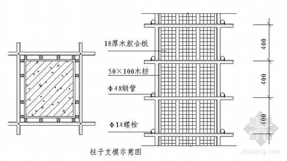 115户型高层资料下载-武汉某高层商住楼施工组织设计（框架剪力墙 附图）