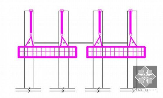 [四川]匝道桥组合高支架现浇箱梁专项施工方案（专家评审 单箱双室两向预应力）-横向连接杆拆除示意图