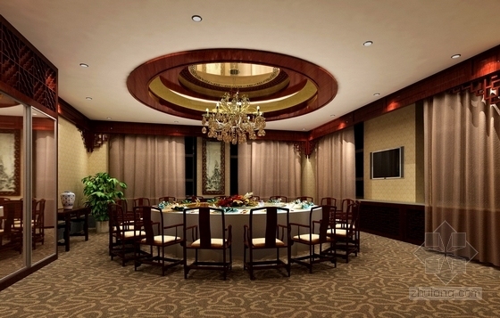 [内蒙古]首家四星级假日商务酒店CAD室内装修施工图（含效果）效果图