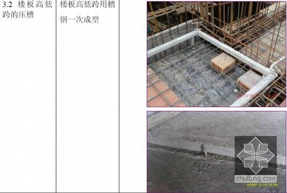 [广东]超高层综合楼总承包工程招标标准文本（432页 附图较多）-楼板高低跨的压槽