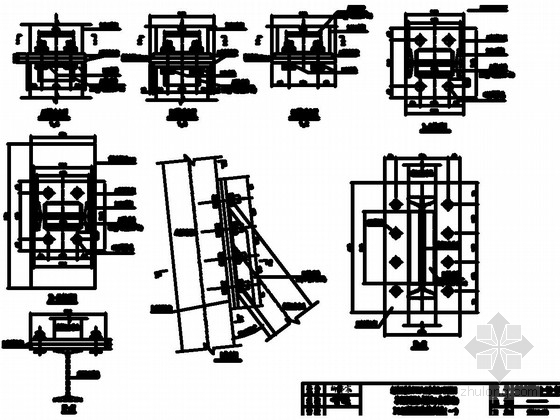 [四川]时速250公里铁路隧道工程设计图纸全套356张（衬砌排水洞门 施工措施方法）-I18型钢钢架接头图 