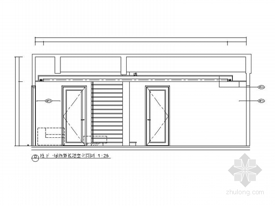 [南京]优雅豪华时尚复式住宅室内设计全套施工图（含物料明细表）-[南京]优雅豪华时尚复式住宅室内设计立面图