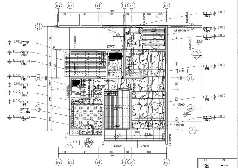 [广东]河源宝晟地产四期宝格丽公馆室内施工图设计（包含CAD+JPG）-地面铺装图