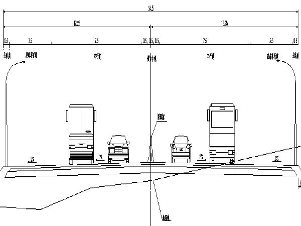 施工图围栏资料下载-[长沙]道路下穿城市高速公路路改桥工程施工图