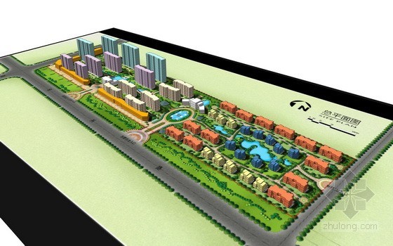 概念性规划设计方案文本资料下载-[济宁]某住宅项目概念性规划设计方案文本