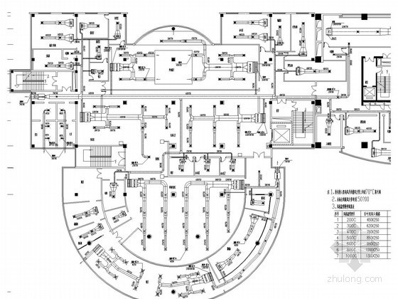 金融大厦空调系统设计资料下载-多层金融大厦空调系统设计施工图（风冷模块机组）