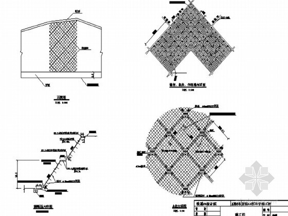 边坡喷锚挂网设计图资料下载-铁路路基挂网喷浆设计图