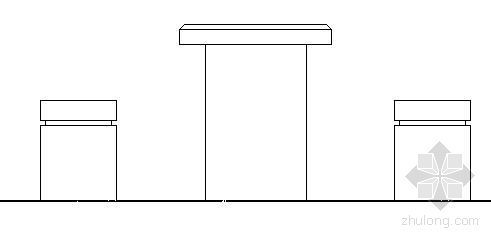 室外桌凳资料下载-石桌凳详图
