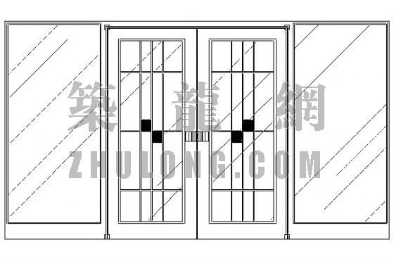 店面门详图资料下载-店面门32