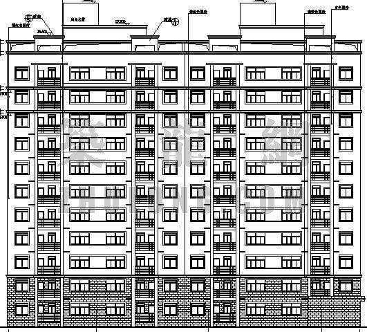 高层户型建筑施工图资料下载-某高层住宅建筑施工图