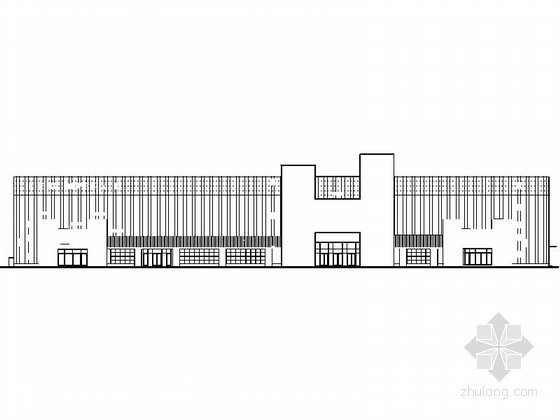 建材市场DWG资料下载-[长沙]某三层大型建材超市建筑施工图