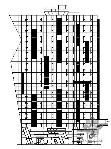 株洲十层办公楼建筑方案图资料下载-南京某十层1-5办公楼建筑方案图