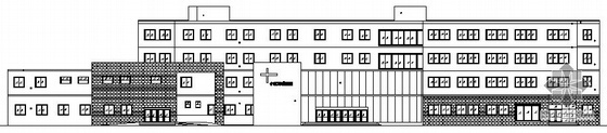 小型接待中心建筑图资料下载-南方某市中小型综合医院楼设计