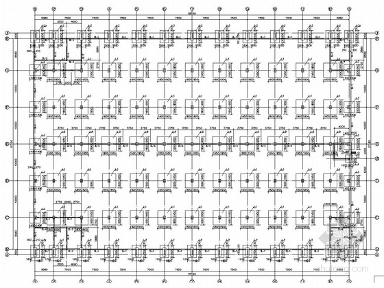 钢框架带门式刚架资料下载-三层门式刚架结构厂房结构施工图