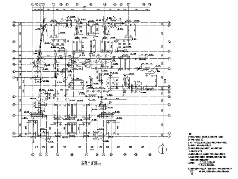 26层住宅高层户型资料下载-广东26层高层住宅结构图