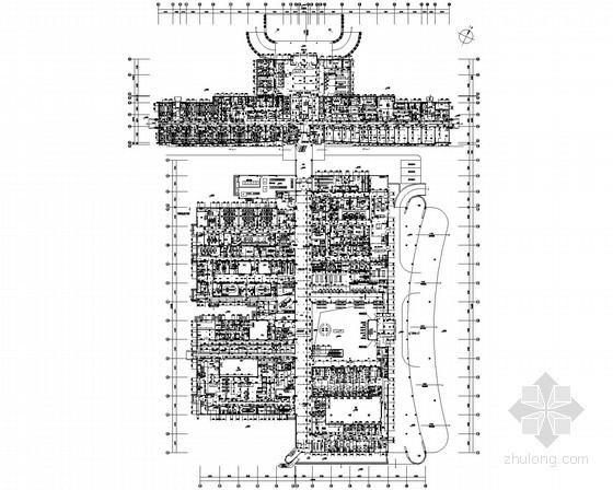 综合性区域消费市场资料下载-[天津]现代化综合性医院给排水施工图