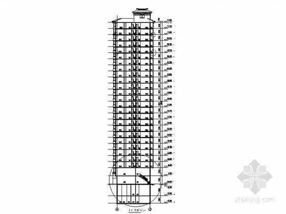 [邢台]某二十六层连塔住宅楼建筑施工图- 