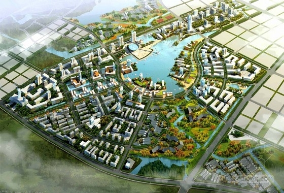 工业园城市规划设计资料下载-[浙江]大型工业园产业区建筑设计方案文本