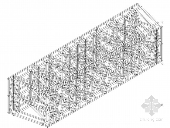 桁架门施工图资料下载-新增钢桁架连廊结构施工图