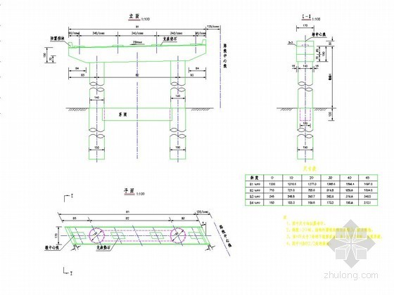 35m桥墩基础一般构造图资料下载-连续箱梁桥桥墩一般构造图设计