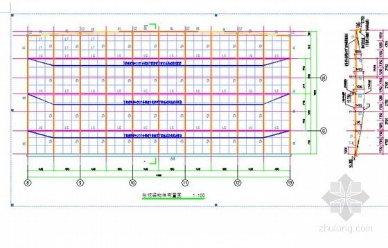 电楼钢结构施工图资料下载-[北京]医疗楼大堂顶部钢结构及采光屋面施工方案
