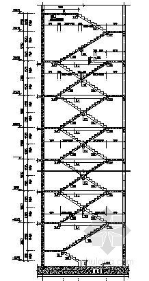 钢结构楼梯平台图纸资料下载-26层剪力墙楼梯平台节点详图