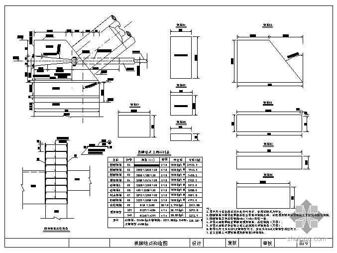 混泥土立柱配筋图资料下载-莆田市99m钢管混凝土下承式系杆拱大桥设计图