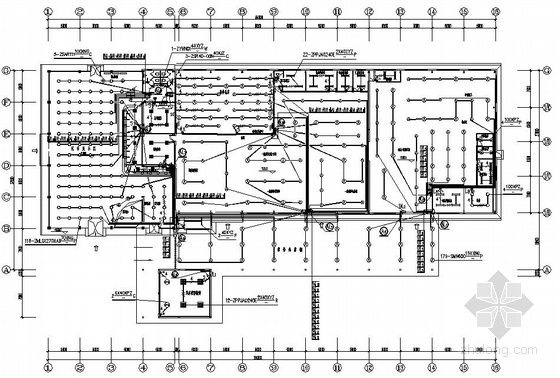 展厅系统配电图资料下载-某汽车展厅及维修车间电施图