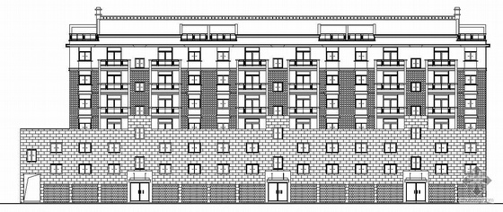 商品住宅楼土建图纸资料下载-[安徽]某二期商品住宅楼建筑方案图