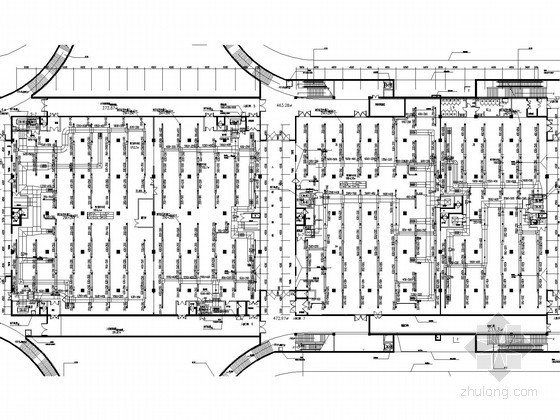 地下商场建筑图纸资料下载-[长沙]地下商场空调通风全套设计施工图(详图丰富)