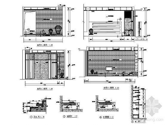 客厅设计案例说明资料下载-现代客厅设计详图