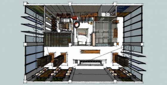 耐克专卖店室内设计资料下载-[广西]某名品牌木地板专卖店室内设计方案图