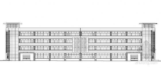 四层宾馆建筑设计资料下载-某四层中标厂房建筑设计方案