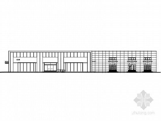 东风日产4S店建筑施工图资料下载-某大众汽车4S店建筑施工图