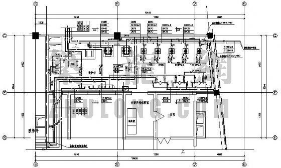 地下室水施工图资料下载-某地下室换热站施工图