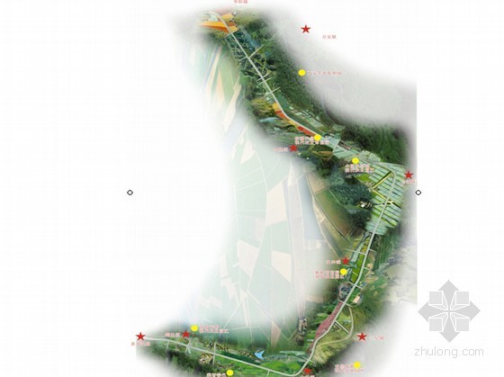 生态农业观光基地资料下载-2010某湖区快速通道及东山走廊概念方案（生态农业旅游观光）
