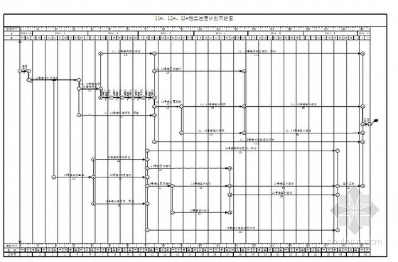 建筑工程施工进度计划网络图和横道图- 