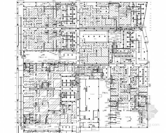 空气源热泵机组设计施工资料下载-[四川]十万级综合生产厂房洁净空调系统设计施工图（风冷热泵）