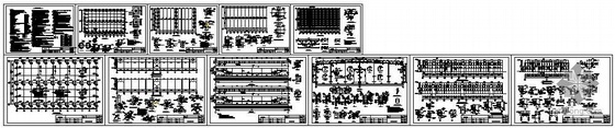 36米跨图纸资料下载-某36米跨带吊车轻钢厂房图纸